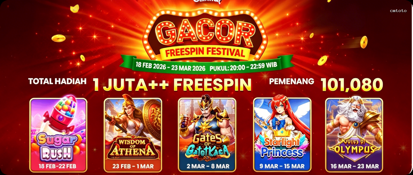 Login cmtoto Sekarang Bonus Melimpah